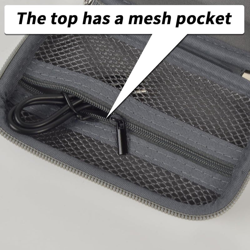 Grapsa Digital Camera Case Compatible with TEBNGIHNM for Duluvulu for Oiadek for zheozeig for Zostuic for Toiauaha 4K Vlogging Camera. Storage Holder Bag for Canon PowerShot (Box Only)- Grey - Image 4